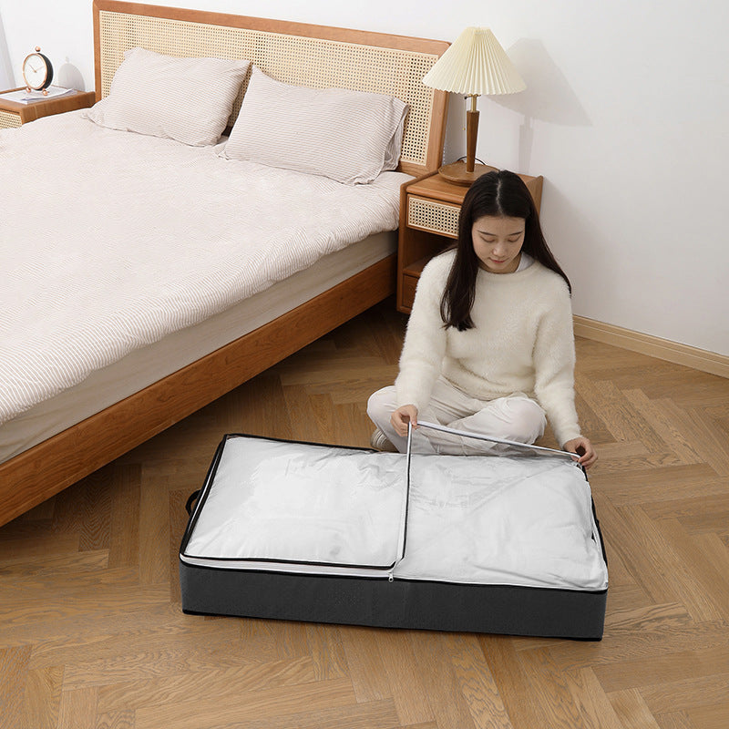 hot-selling storage box, non-woven embossed storage bag, long foldable bed bottom finishing box, large capacity