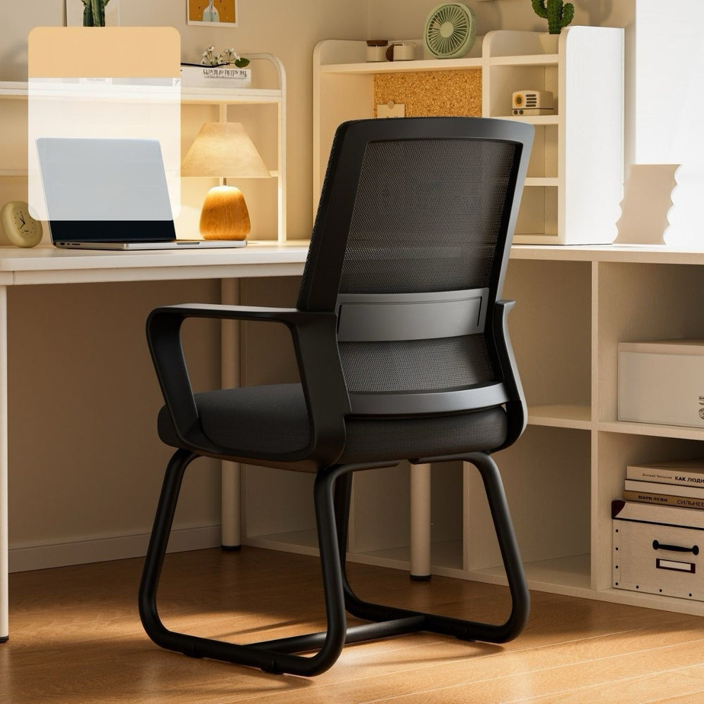 Computer chair, comfortable for long periods of sitting, conference bow-shaped office chair, university dormitory study backrest chair, home electric gaming chair