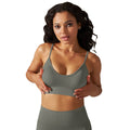 fashion seamless knittingpure color beauty back suspender sports intimates no steel ring running fitness yoga clothes tops