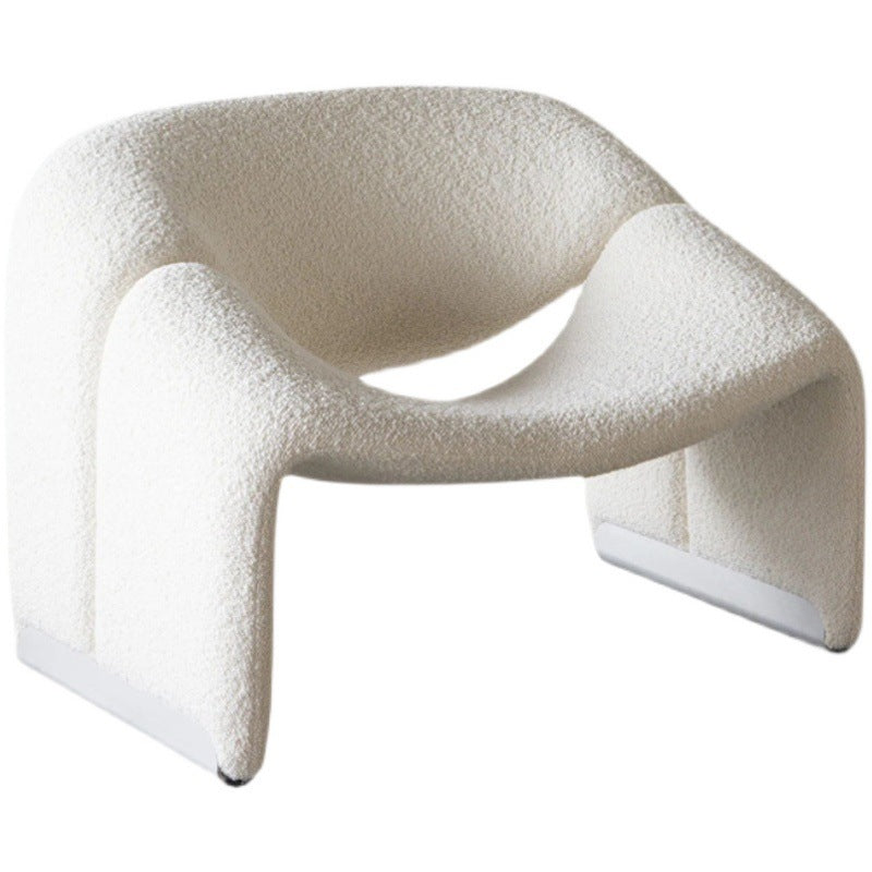 Nordic single sofa chair plaid crab chair small round table accessible luxurycasual casual chair modern creative popular single chair