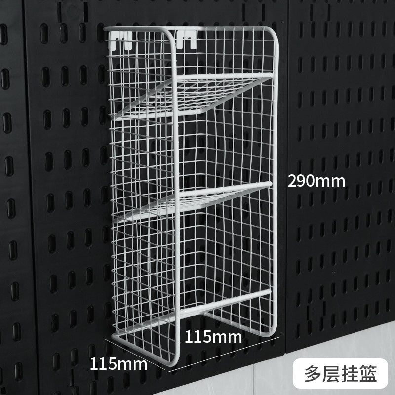 No punching hole board Shelf Kitchen hole board Accessories Storage and finishing Display rack Multifunctional hole board