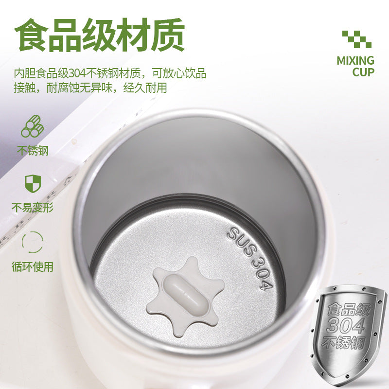 11 creative minimalist automatic stirring cup - rechargeable wireless lazy water bottle - portable electric magnetic rotating shaker for coffee
