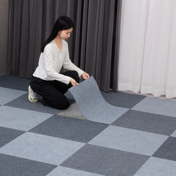 Office self-adhesive carpet commercial splicing large area full floor living room bedroom square sound insulation cement floor direct floor