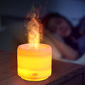 new colorful flame aroma diffuser, usb plug-in home silent humidifier, essential oil diffuser, fragrance machine