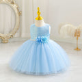 New arrival children's skirt kids dress sequin flower princess dress baby girl first birthday dress girl dress