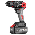 Nanwei brushless knockable electric drill brushless hand drill screwdriver household pistol drill multi-function impact lithium electric drill