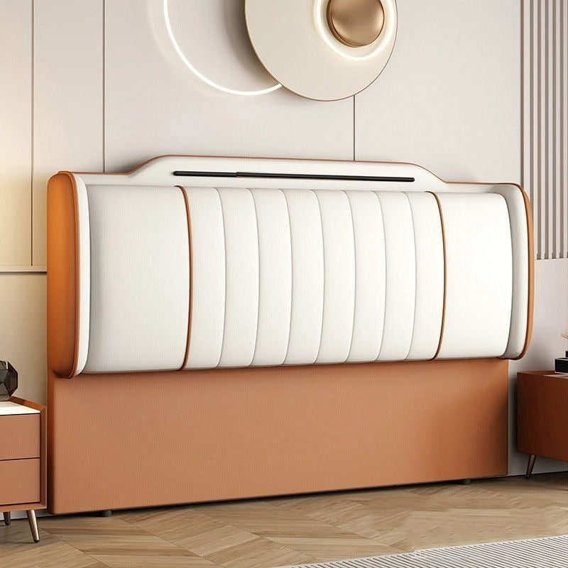 new arrival bedside soft bag modern simple solid wood light luxury technology backrest floor-standing ultra-thin spot thickened soft backrest