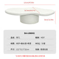 Microcement tea table mdf living room coffee table wabi-sabi style export creamy minimalist creative small apartment coffee table
