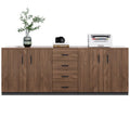 Office file cabinet wooden low cabinet floor cabinet storage cabinet partition cabinet with lock information cabinet printer storage cabinet