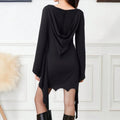 Amazon fashionnew arrivalexportprinting gothic style asymmetrical hem halloween women's hip-hugging dress