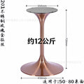 Rose gold brushed chassis diameter 450