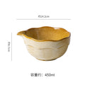 Retro tea snacks high-looking matcha ceramic bowl japanese kiln-turned high-looking ceramic water bowl office for home