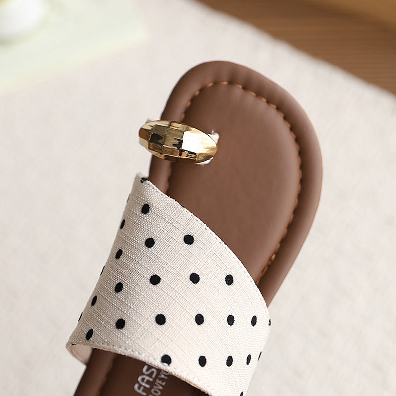 Fashioncasual toe flat sandals and slippers for women summer outwearnew arrival seaside vacation beach shoes roman slippers