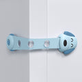 Wholesale children's drawer safety locks, baby proofing door lock buckles, adjustable child drawer double lock door latches
