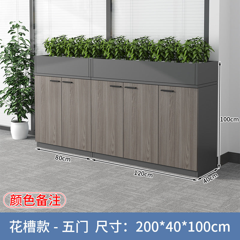 Office cabinet floor-standing file cabinet copy printer bottom base placement storage material storage cabinet low cabinet