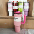 New stanley 2nd generation 40oz car cup with portable handle, 304 stainless steel straw insulated tumbler