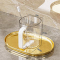 Classy accessible luxury student tooth cup for home plastic toothbrush cup couple wash cup toothbrush cup mouthwash cup