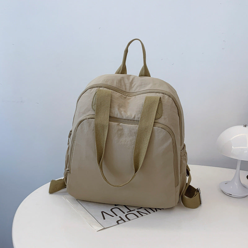 Cross-border spot wholesale commuter casual simple bag large capacity women's backpack multi-functional versatile fashion backpack