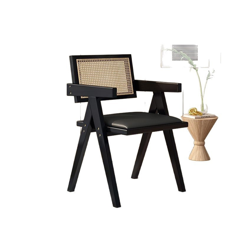 Rattan nordic dining chair for homecasual chair popularb&b balcony k chair solid wood chandigarh casual rattan chair