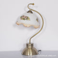 American retro table lamp - bedroom bedside lamp - neoclassical, country, and republic era style - office desk lamp - glass european style - remote control dimming