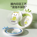 Baby face wash foldable basin - hangable newborn infant bath tub for washing bottoms and feet - baby-specific foldable basin for newborns