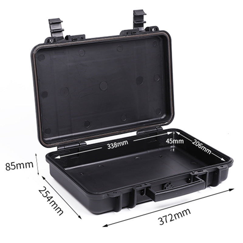 Outdoor portable three-proof plastic toolbox collection box multi-functional instruments and equipment waterproof protective box wholesale