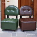 Popular liuliu chair, living room liuliu sofa stool, solid wood small stool, casual back chair, door pulley shoe changing stool