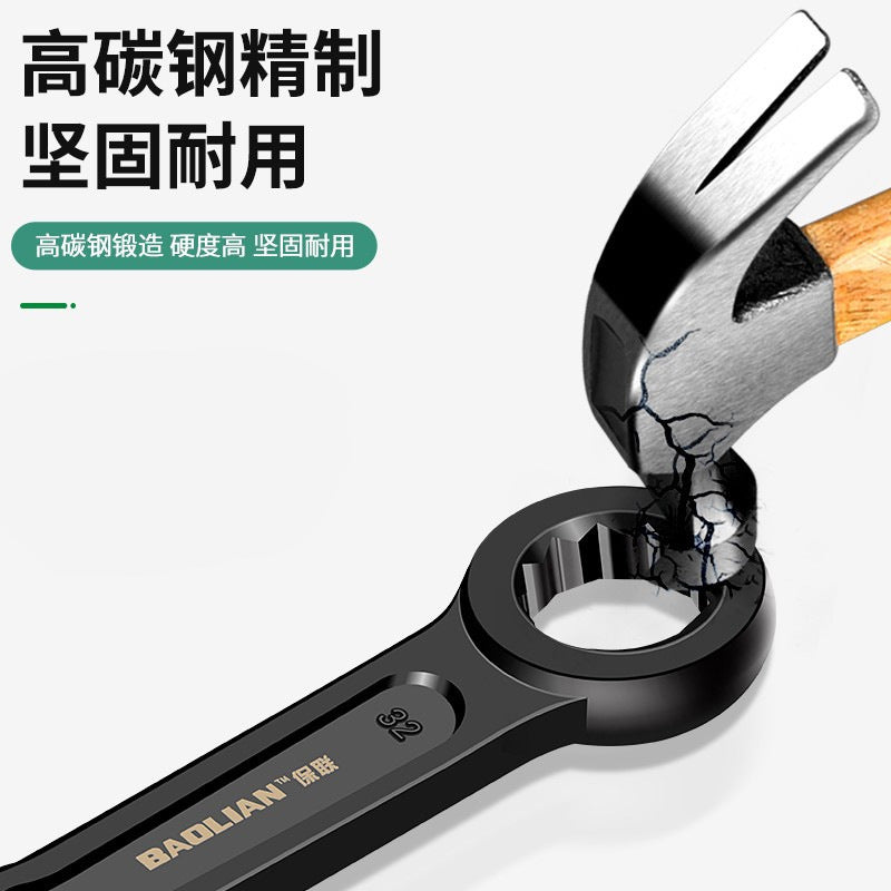 Baolian torx wrench heavy duty impact wrench straight handle auto repair single head opening 24/30/32/36/41/46/50