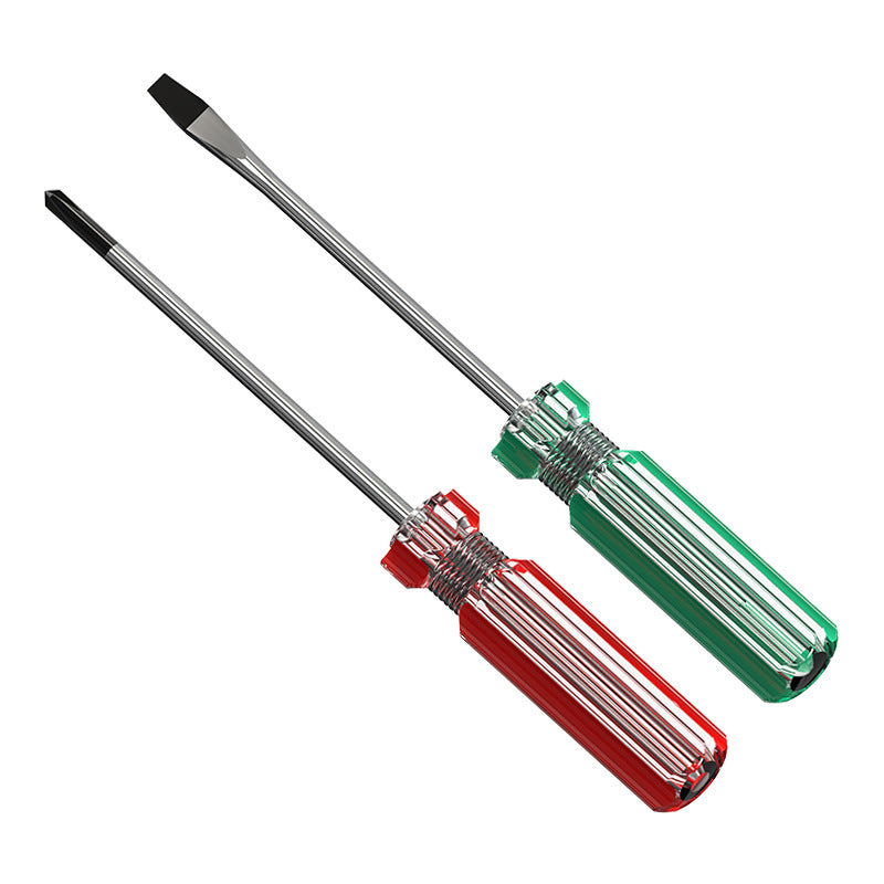 Baolian screwdriver with magnetic cross-shaped small crystal transparent handle computer electrical appliance sewing machine toy repair screwdriver