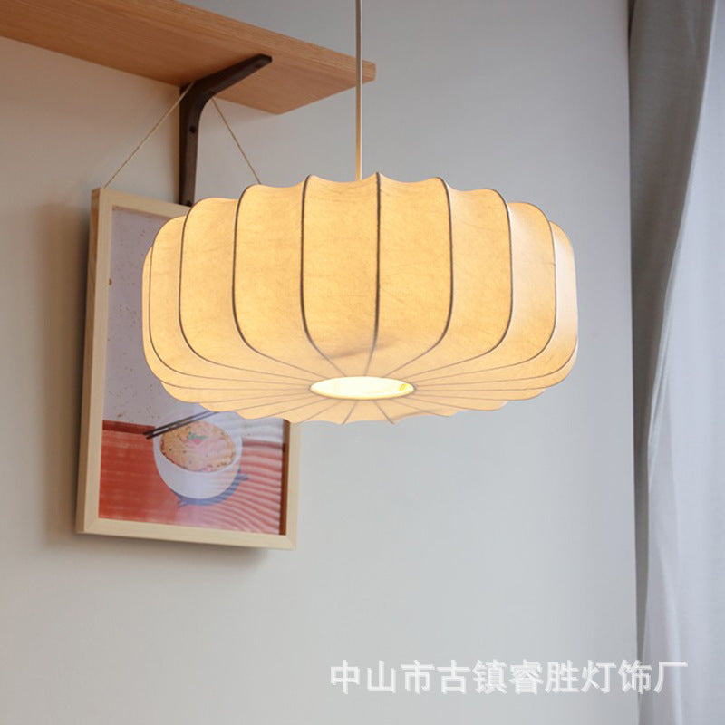 Xiaohongshu pumpkin chandelier master bedroom room modern simple restaurant Internet celebrity LED lighting Zhongshan home decoration lighting