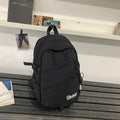 Backpack k-style pure color couple large and small travel backpack student large capacity water-repellent lightweight backpack wholesale