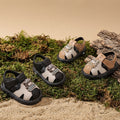 Jiaojiao shoes baby boy shoes soft bottom baby toddler shoes kids toe cap sandals 0-1 years old 2 non-slip boys and girls summer