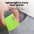 80w gan charger pd fast charging adapter compatible with apple, huawei, and xiaomi, featuring a foldable retractable cable with indicator light