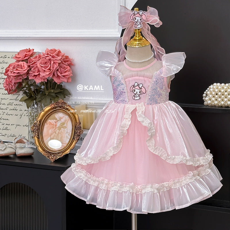 Girls' dress  summer new lolita kuromi birthday dress princess dress