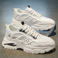 Men's shoes 2025 new winter collection: versatile casual athletic mesh breathable non-slip wear-resistant height increasing dad sneakers