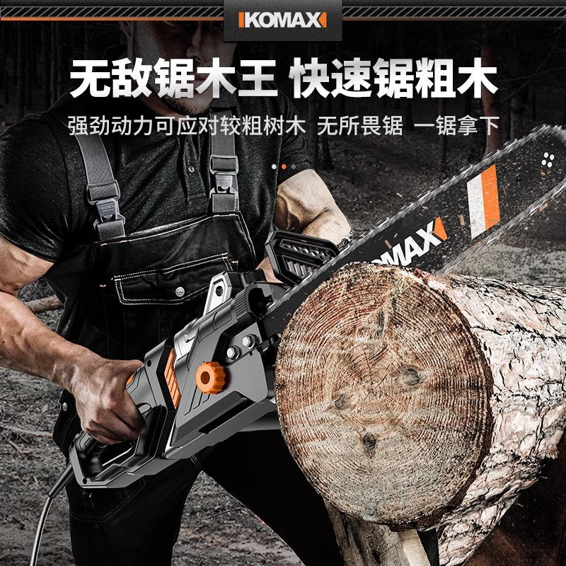 Electric saw logging saw for home small handheld chain saw high power woodworking saw blade electric saw firewood saw tree artifact