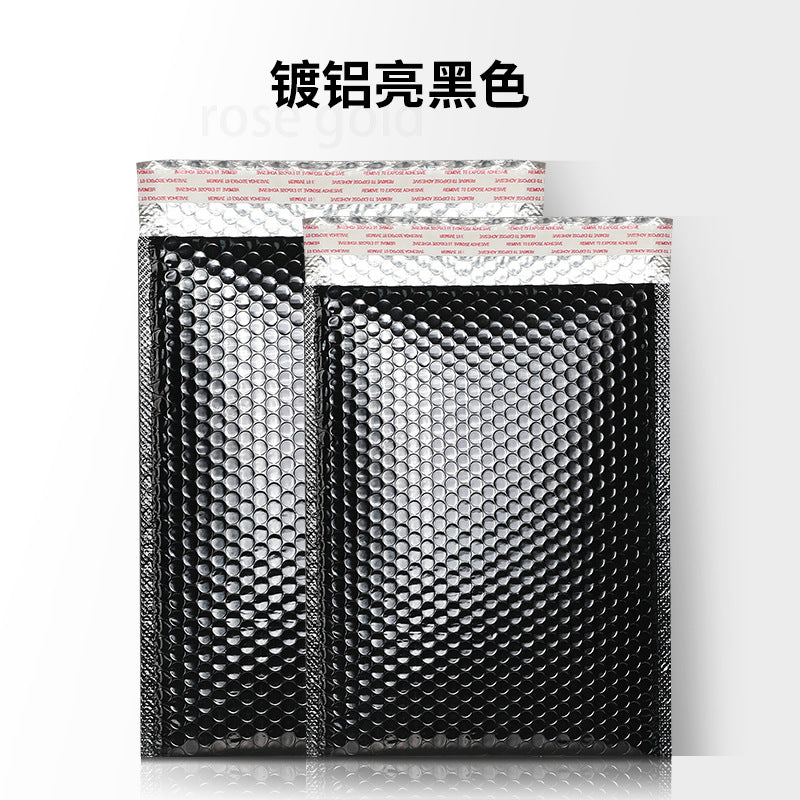 Aluminized film bubble envelope bag Thickened self-adhesive foam bag Spot gold and silver laser bubble bag Manufacturer wholesale