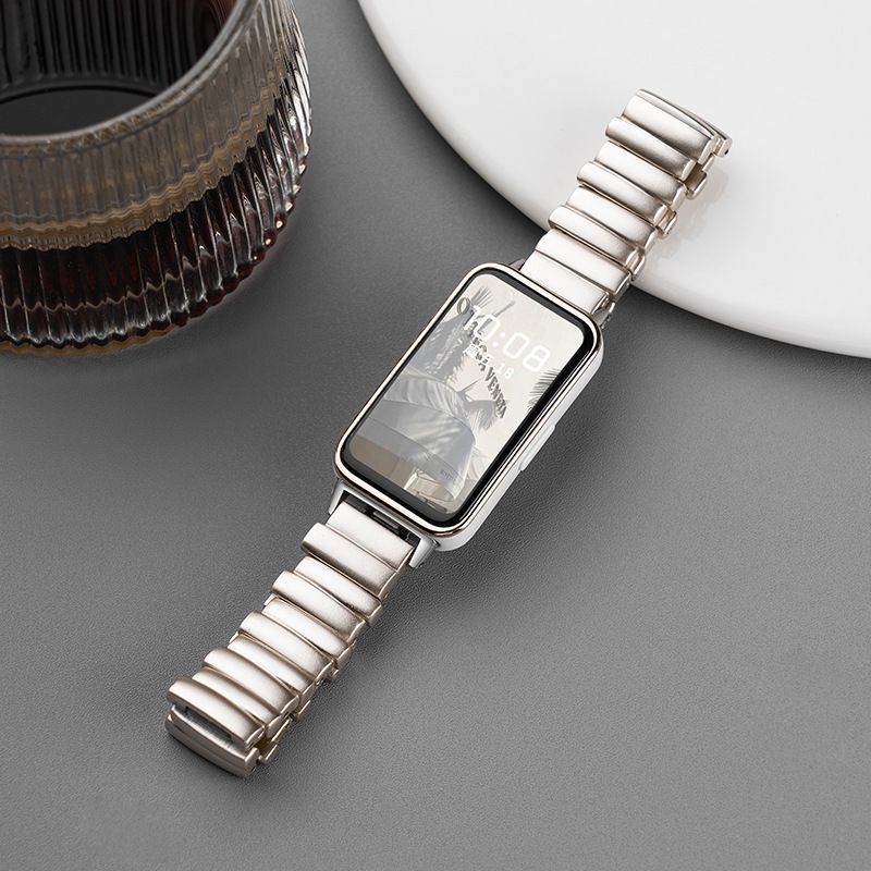 Niche luxury smartwatch for women and men - running & fitness tracker, heart rate monitor, alarm clock, offline payment, and message notifications
