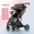 Lightweight newborn foldable high-view two-way new pushing baby stroller - sit & recline options for baby walking