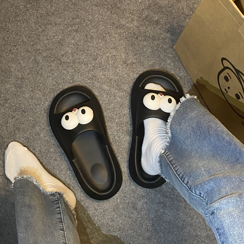 Eva cloud slides for women - summer outdoor wear, 2026 new fashion, minimalist style, indoor home slippers, couple's sandals for men