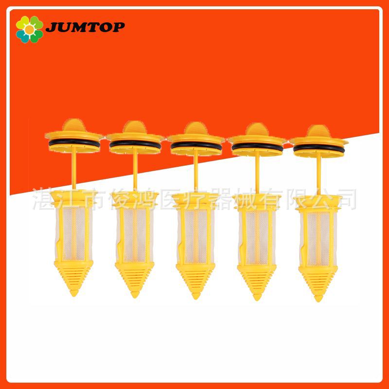dental chair filter, dental chair strong suction filter mesh, weak suction yellow mesh, a complete set of plastic accessories materials,