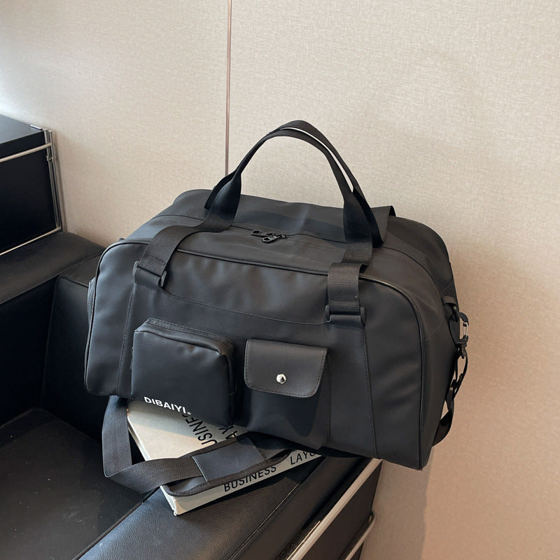 New simple short-distance travel bag crossbody large-capacity sports yoga swimming fitness bag luggage storage tote bag