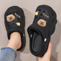 Pregnant women's non-slip clogs women's 2026new arrivaloutwearsummerevadeodorizing filter increase the feeling of stepping on shit sandals for women