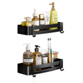 Bathroom black corner shelf, no punching, bathroom, washroom, bathroom, storage rack, tripod, corner storage rack