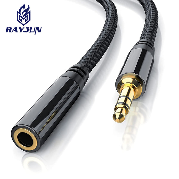Wholesale Automotive AUX Conversion Cable Headphone Interface Car Audio Box Adapter 3.5mm Audio Cable Male to Female