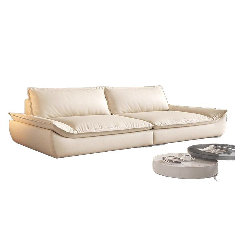 Sailboat leather sofa leather art living room sofa small apartment accessible luxury large accessible luxury modern simple italian cat claw double