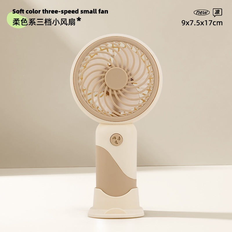 hot-selling handheld mini fan, featuring a cute floral cartoon design. usb powered, desktop mini portable fan, perfect for student gifts and wholesale