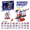 Kids puzzle stereo building large capsules electrical building blocks toys mechanical electric circuit science and education physics small experiment