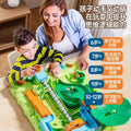 Jungle adventure marble run track tabletop game - 3-6 year old boys' marble maze educational toy