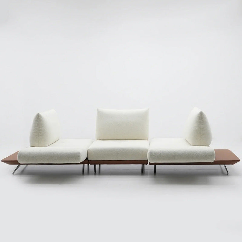 Versatile smart island sofa - minimalist, creative, multi-functional, adjustable, rotatable designer new arrival - straight row fabric sofa